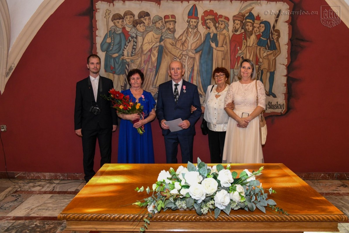 Uroczystość w Pałacu Ślubów w Bolesławcu