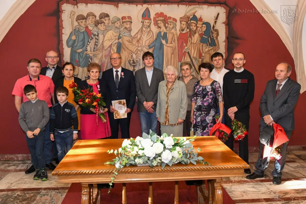 Uroczystość w Pałacu Ślubów w Bolesławcu
