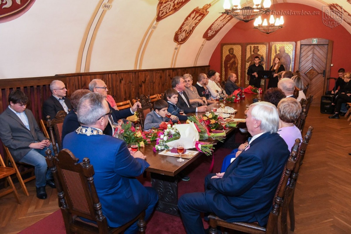 Uroczystość w Pałacu Ślubów w Bolesławcu