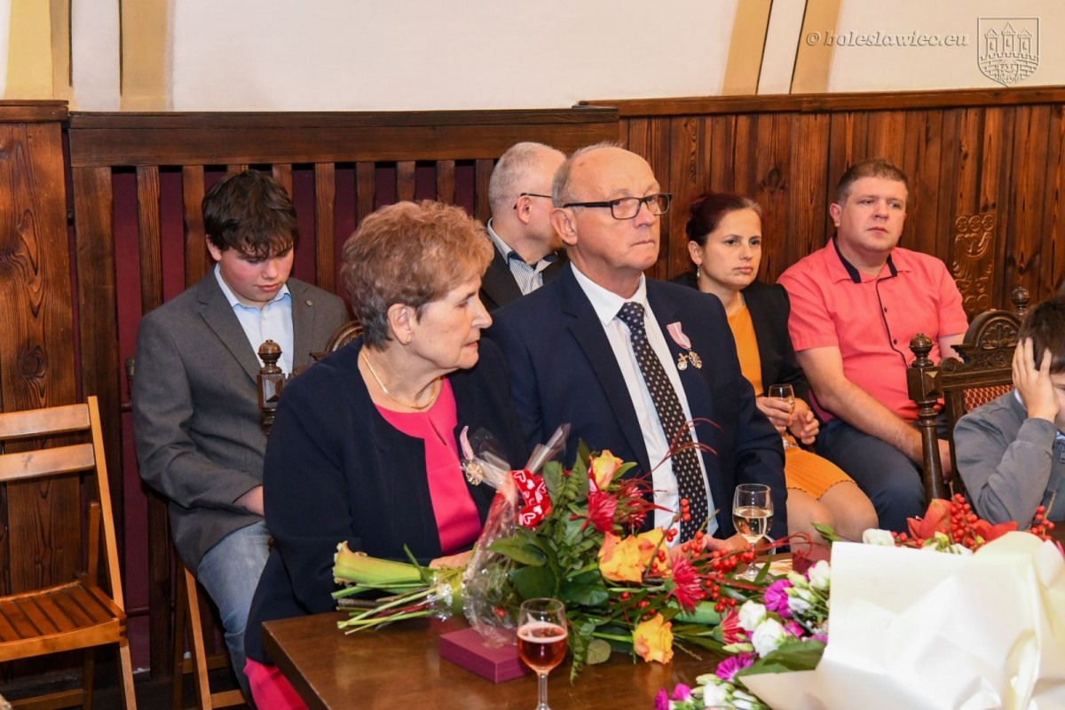 Uroczystość w Pałacu Ślubów w Bolesławcu