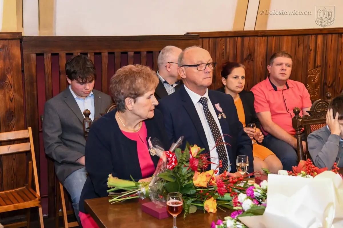 Uroczystość w Pałacu Ślubów w Bolesławcu