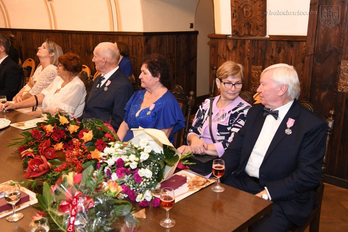 Uroczystość w Pałacu Ślubów w Bolesławcu