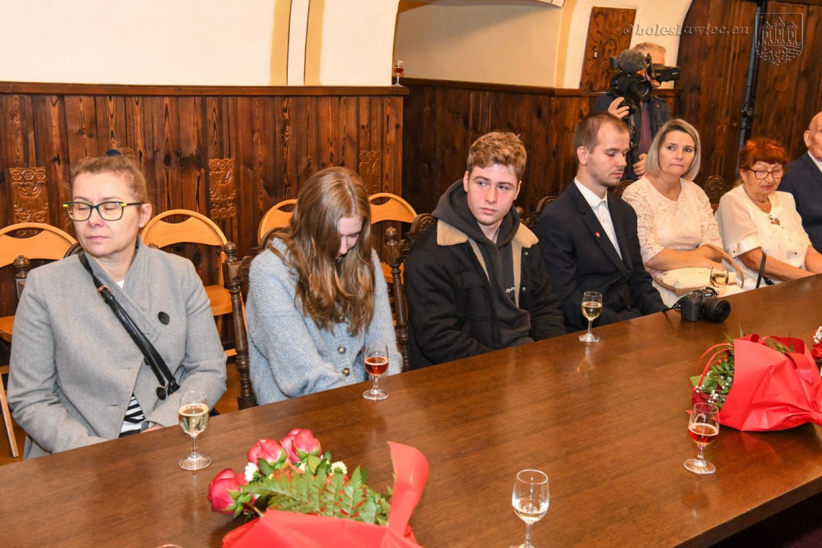 Uroczystość w Pałacu Ślubów w Bolesławcu