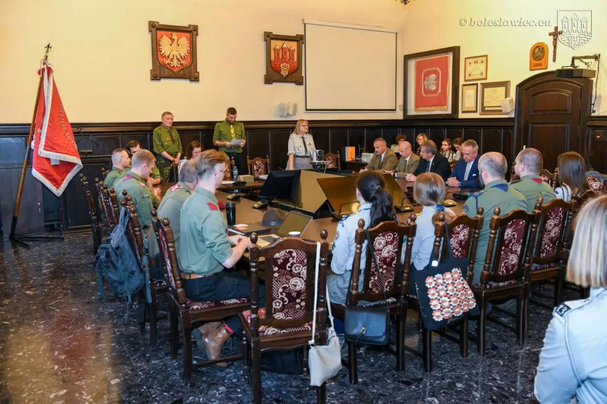 Ceremony at the Council Chamber in Bolesławiec