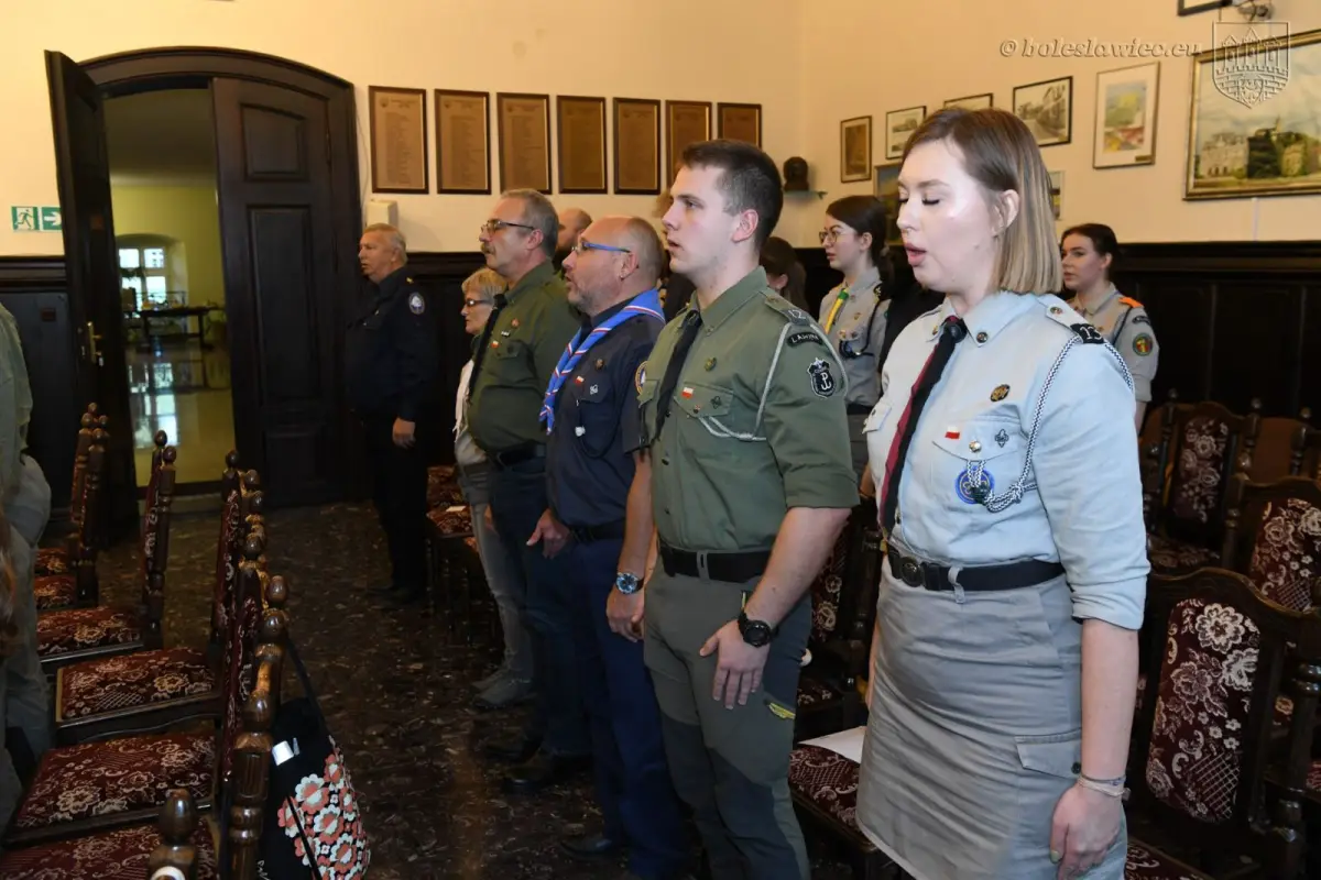 Uroczystość w Sali Rajców w Bolesławcu