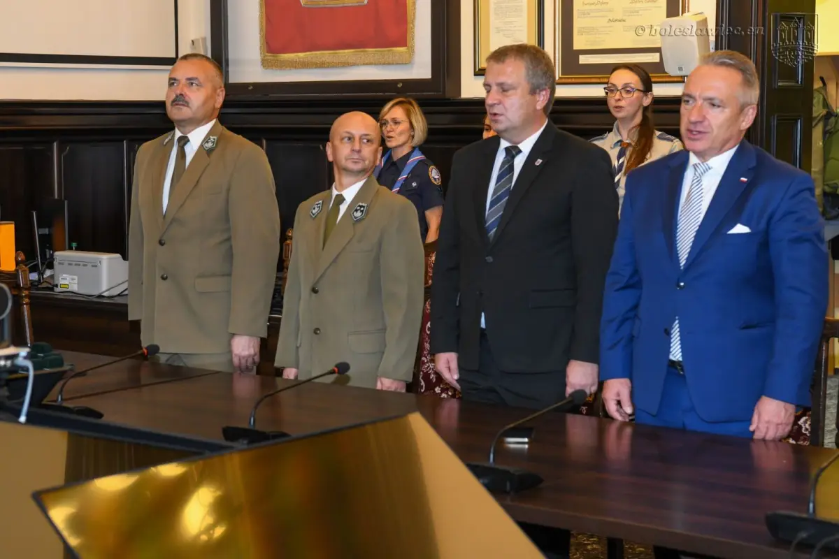 Uroczystość w Sali Rajców w Bolesławcu