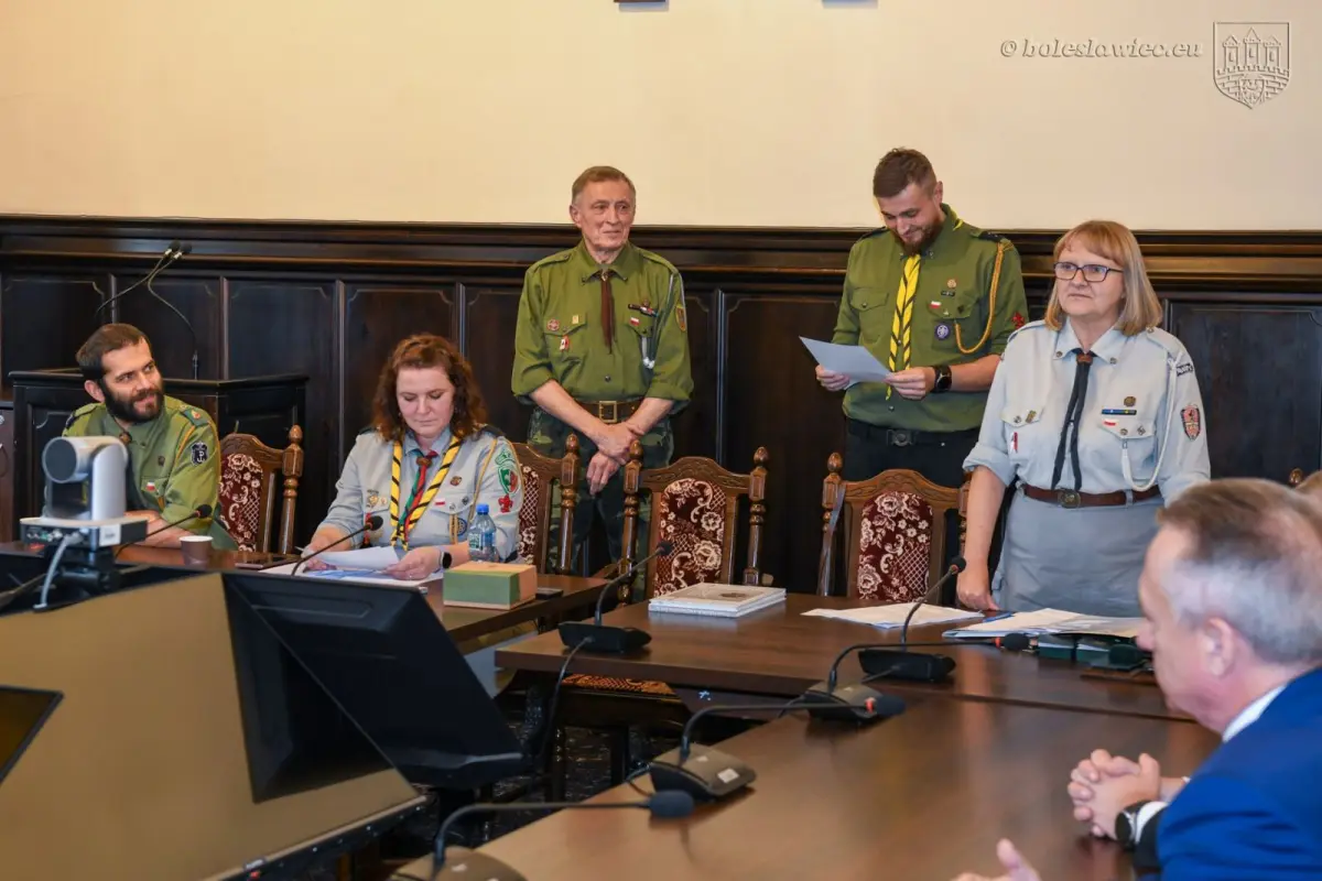 Uroczystość w Sali Rajców w Bolesławcu