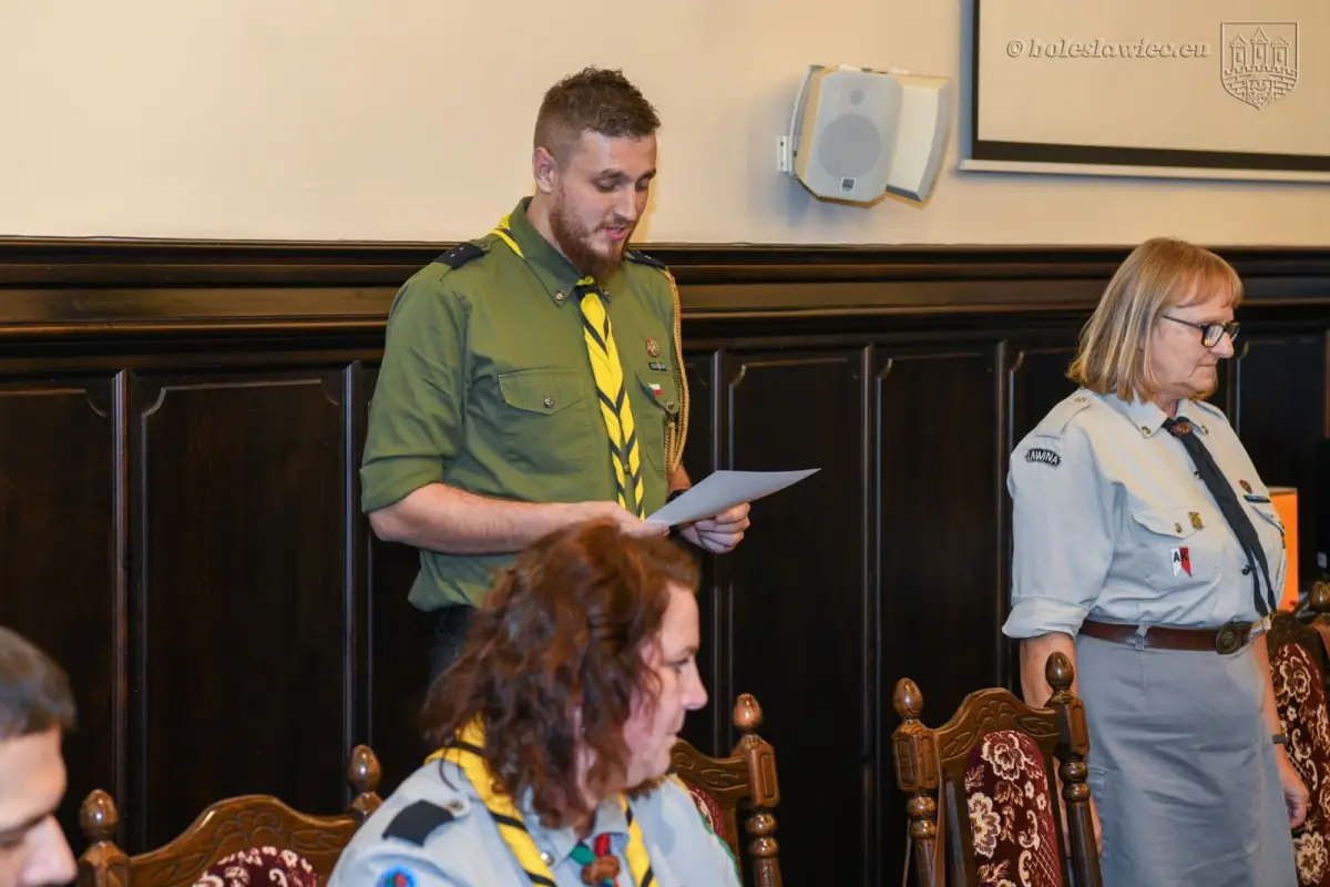 Uroczystość w Sali Rajców w Bolesławcu