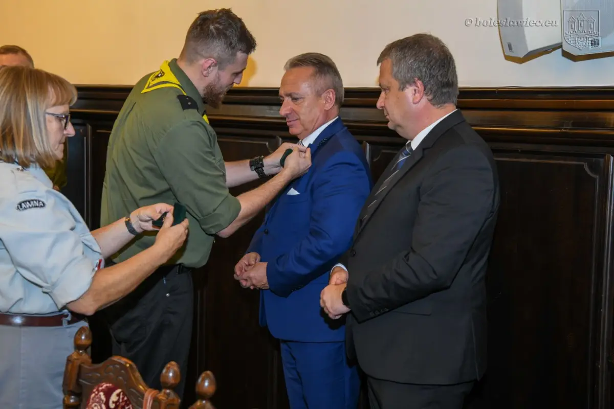 Uroczystość w Sali Rajców w Bolesławcu