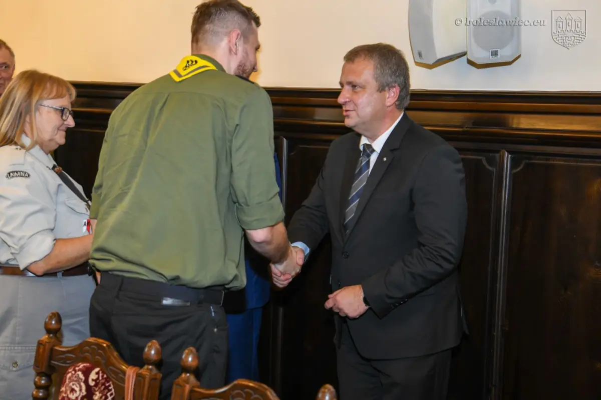 Ceremony at the Council Chamber in Bolesławiec