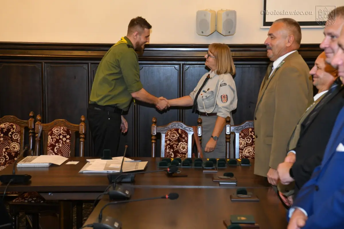 Uroczystość w Sali Rajców w Bolesławcu