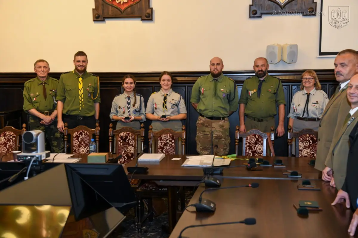 Ceremony at the Council Chamber in Bolesławiec