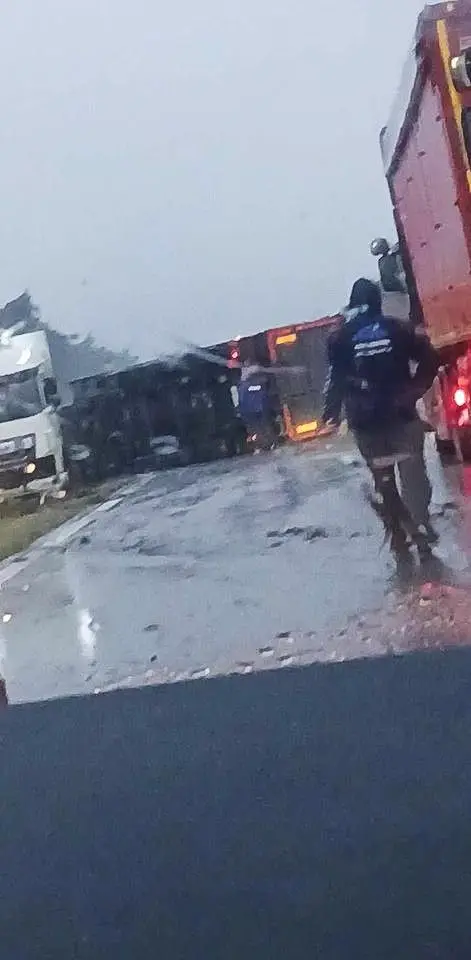 Ciężarówka na A4