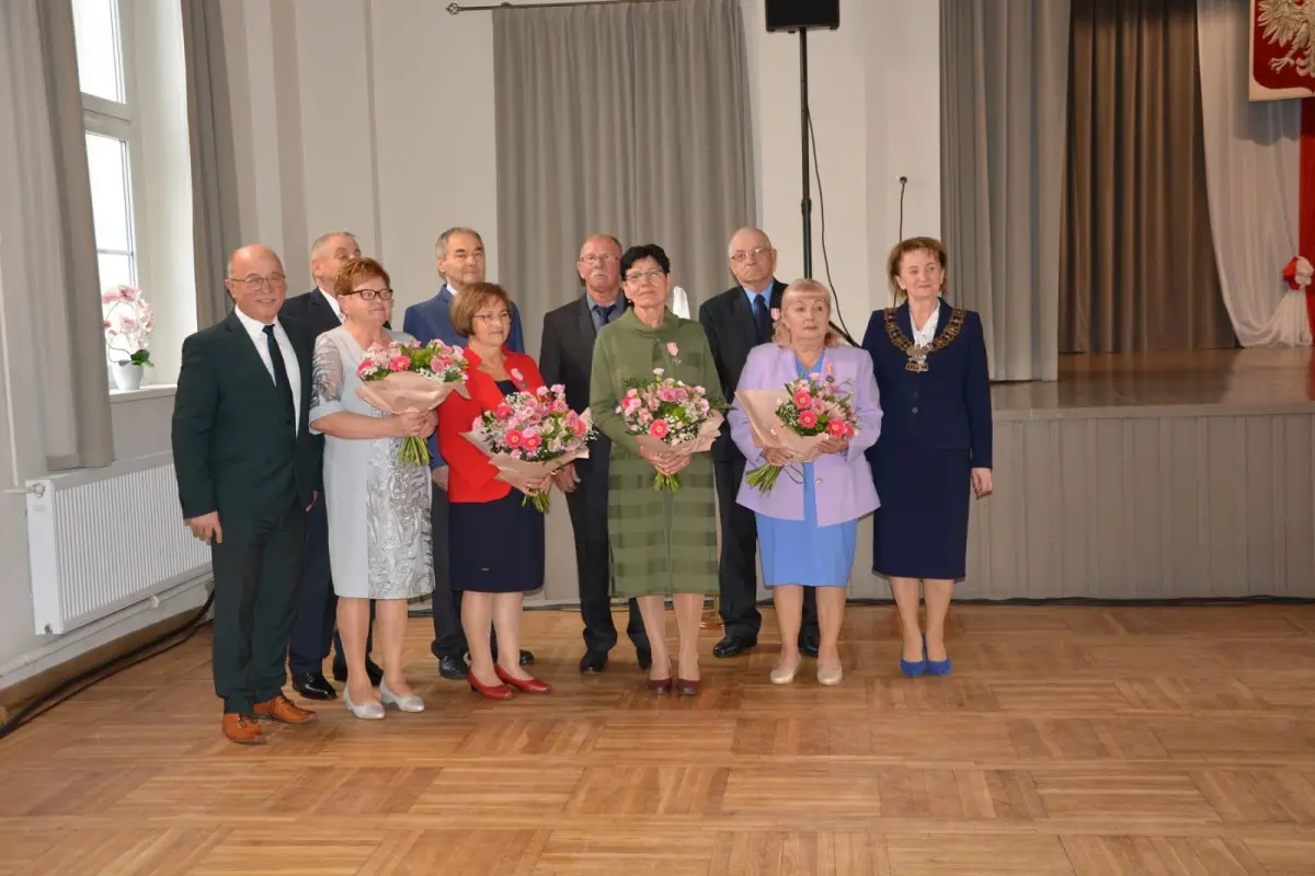 Złote gody czterech par z gminy Gromadka