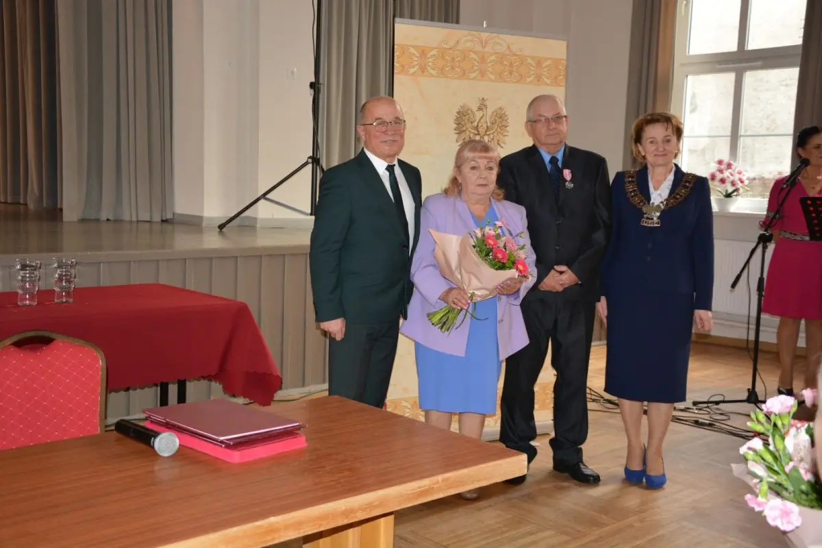 Złote gody czterech par z gminy Gromadka