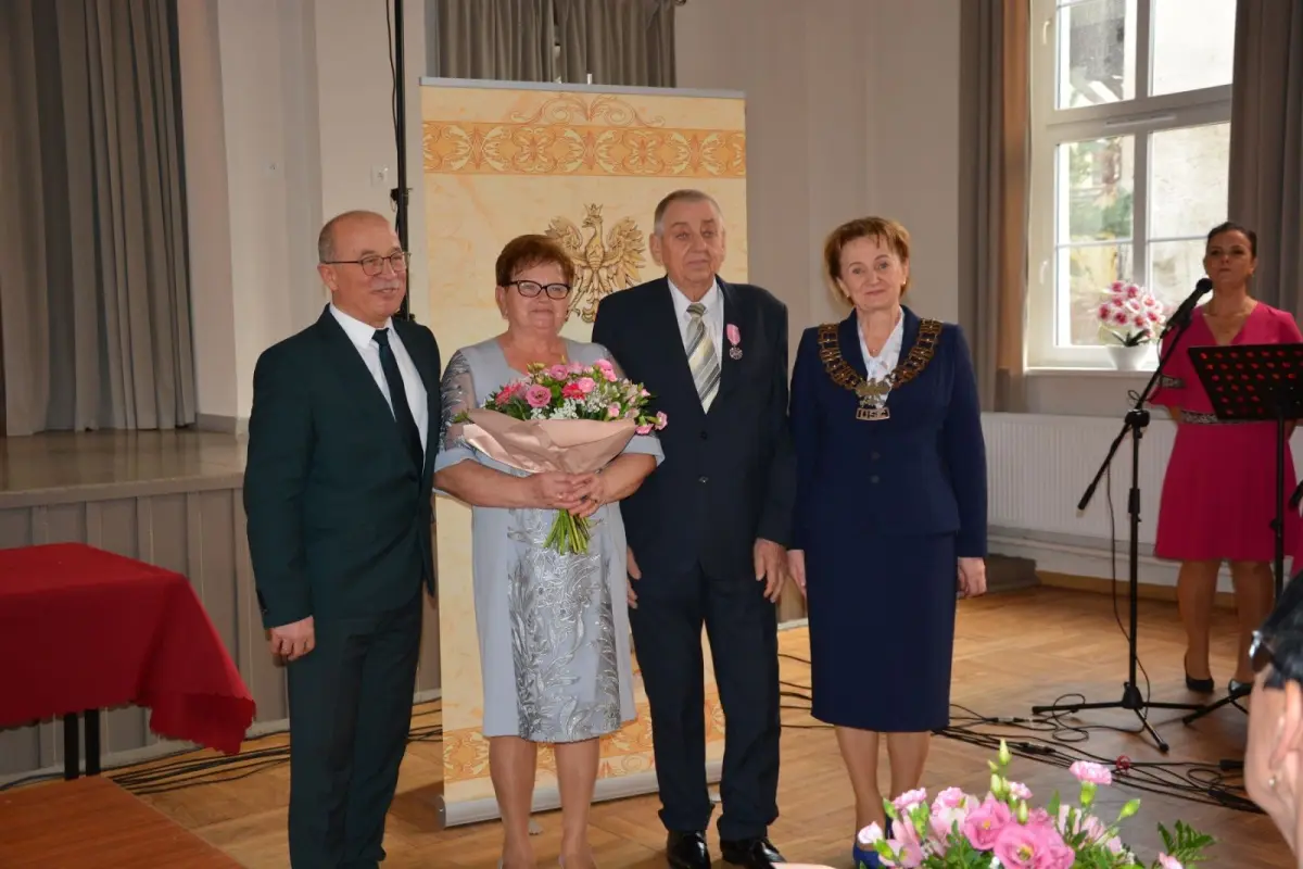 Złote gody czterech par z gminy Gromadka