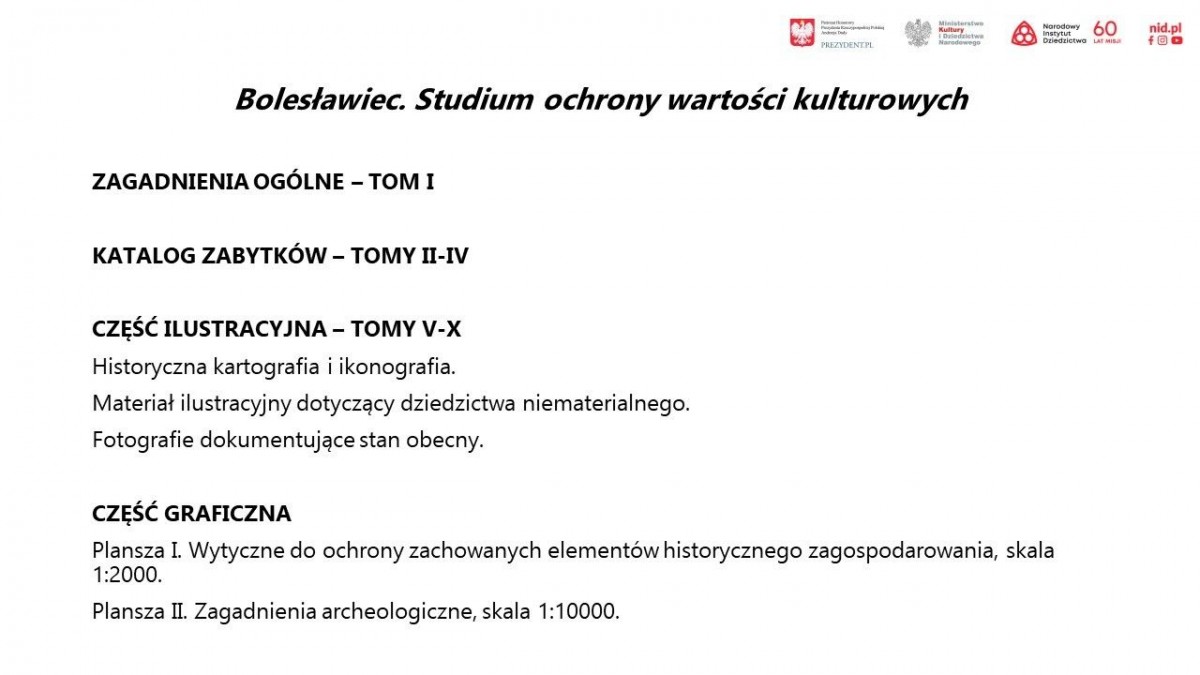 Bolesławiec ma nowe Studium Ochrony Wartości Kulturowych