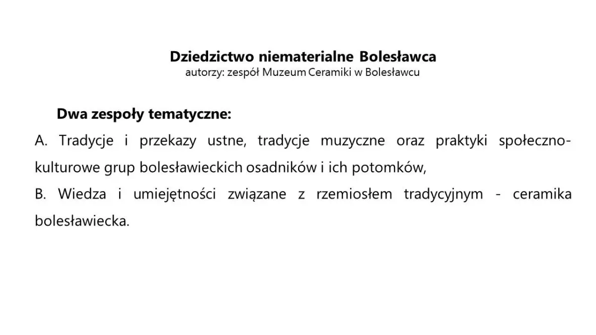Bolesławiec ma nowe Studium Ochrony Wartości Kulturowych