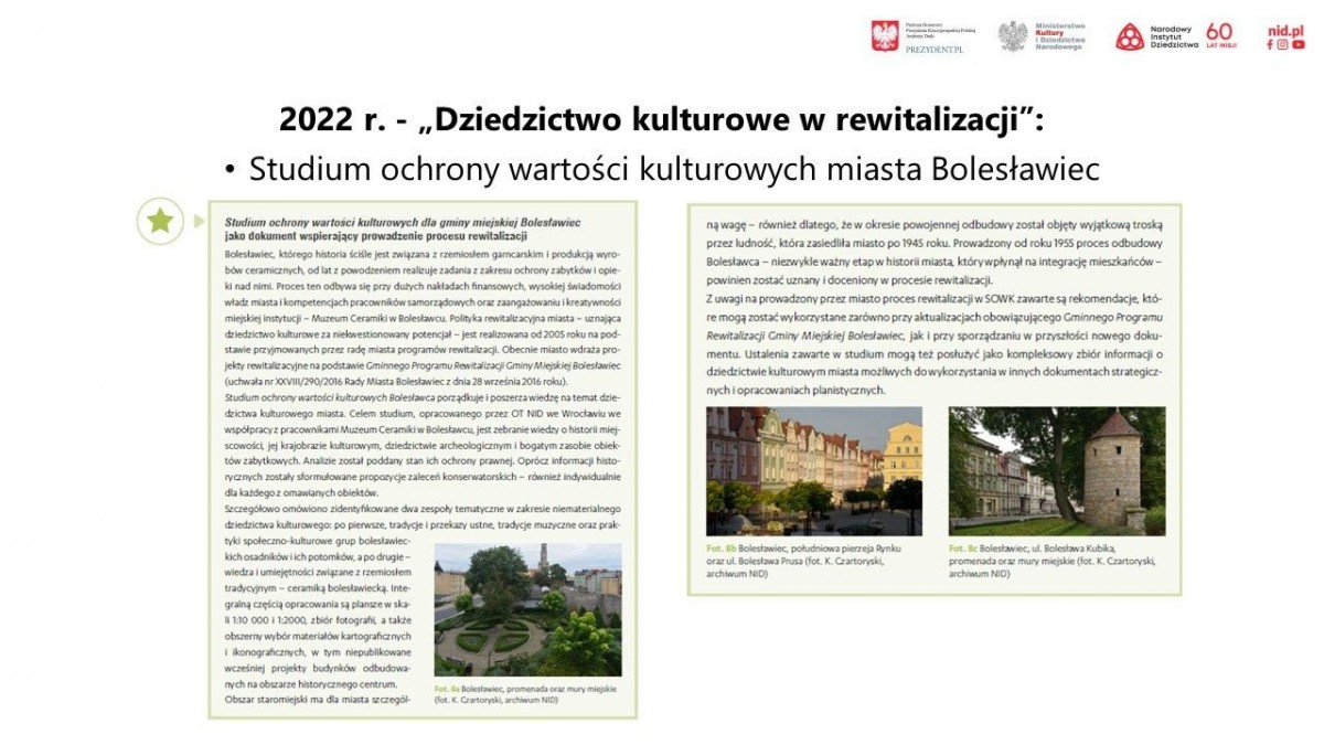 Bolesławiec ma nowe Studium Ochrony Wartości Kulturowych
