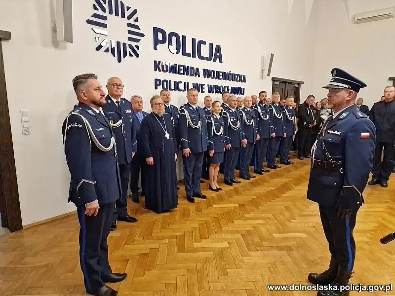 Uroczystość w KWP Wrocław