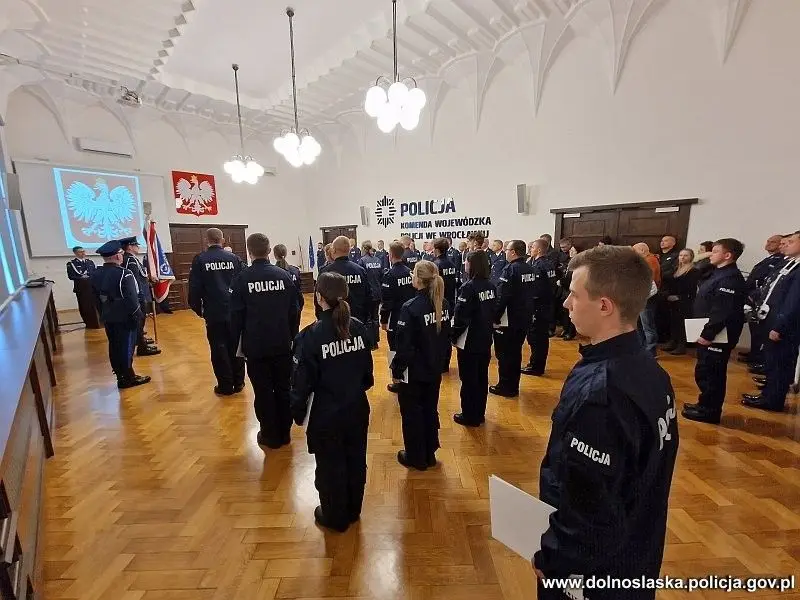 Uroczystość w KWP Wrocław
