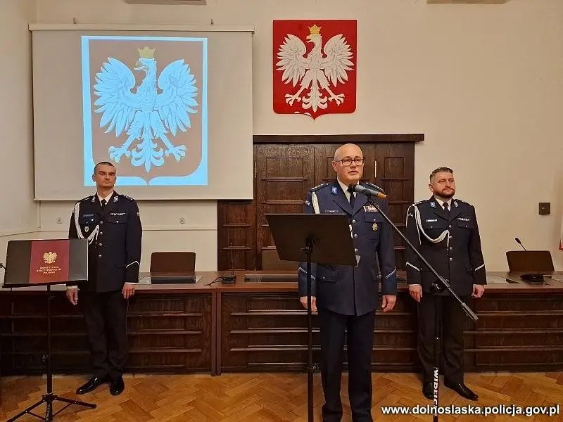 Uroczystość w KWP Wrocław