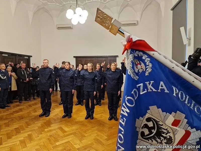 Uroczystość w KWP Wrocław