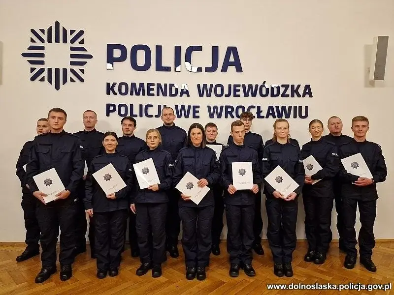 Uroczystość w KWP Wrocław