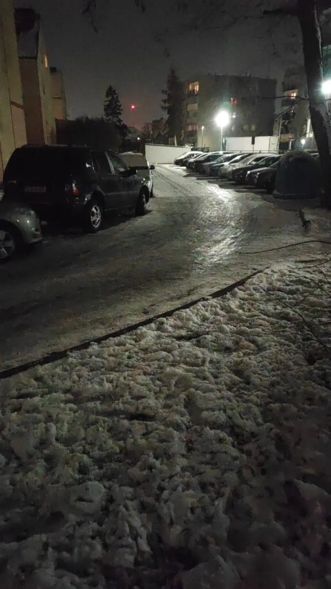 Oblodzone drogi