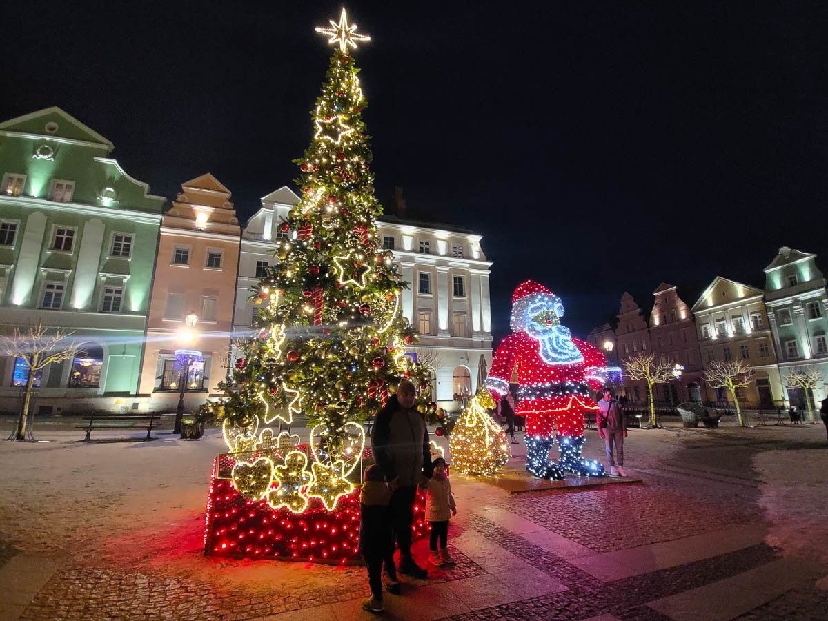 Świąteczne dekoracje w Bolesławcu