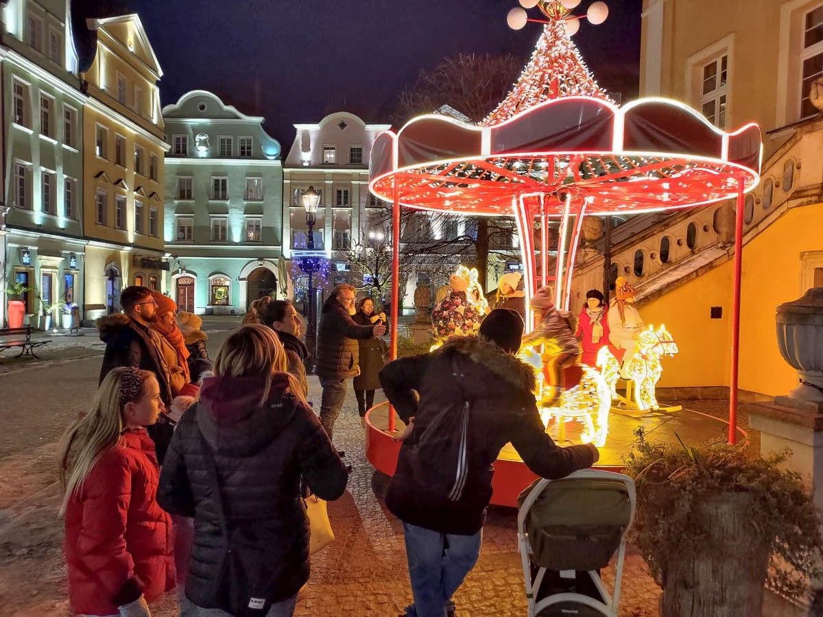 Świąteczne dekoracje w Bolesławcu