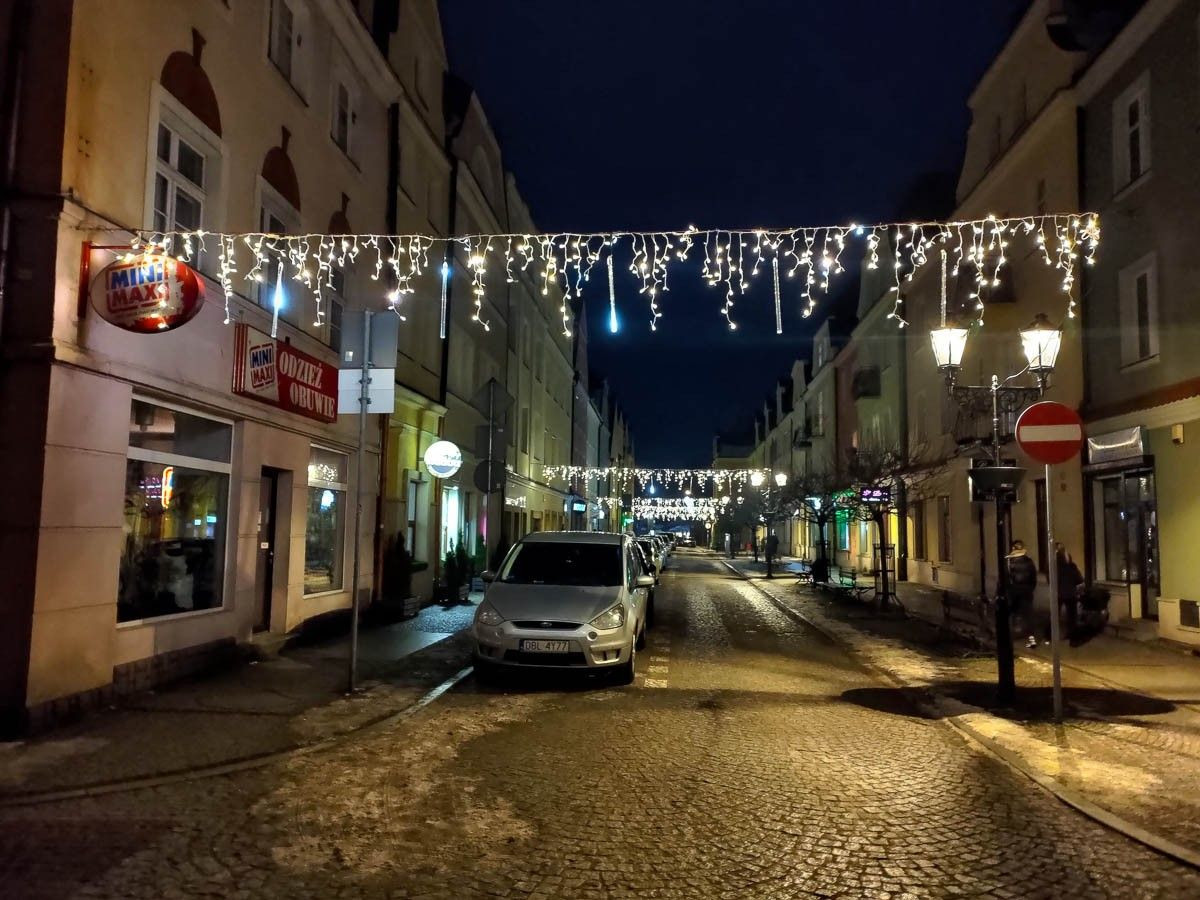 Świąteczne dekoracje w Bolesławcu