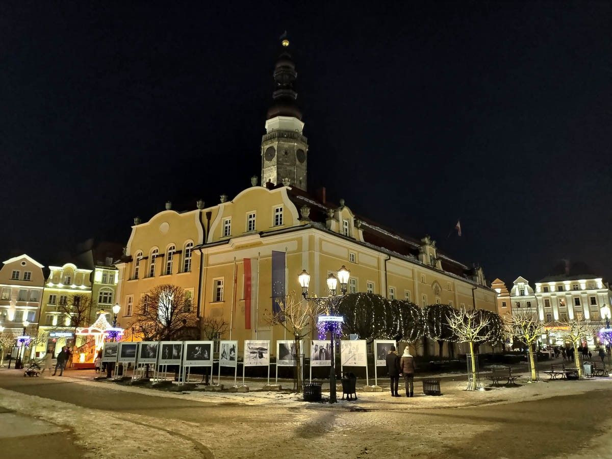 Świąteczne dekoracje w Bolesławcu