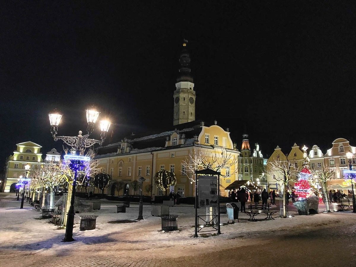 Świąteczne dekoracje w Bolesławcu