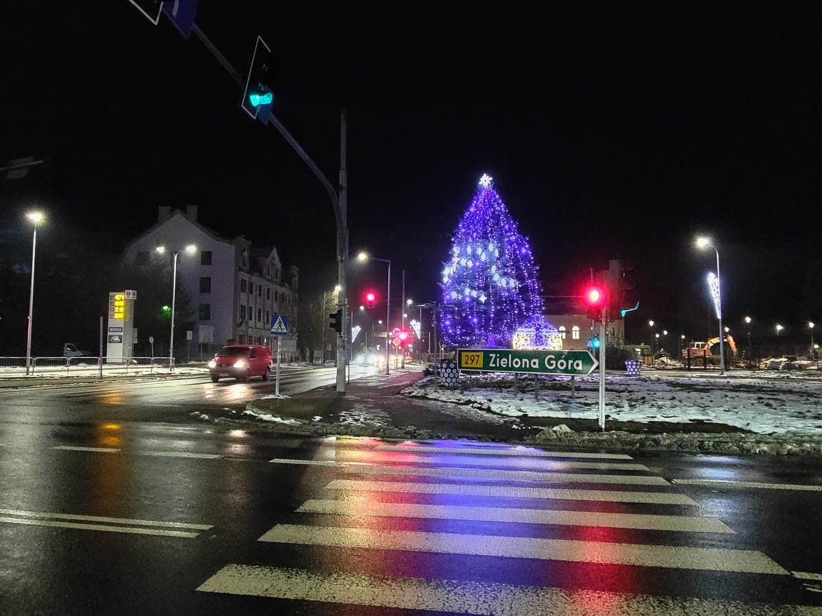 Świąteczne dekoracje w Bolesławcu