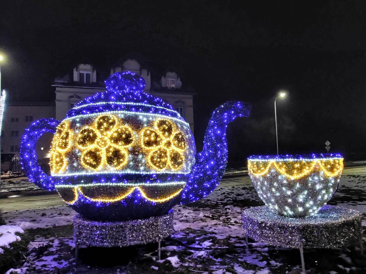 Świąteczne dekoracje w Bolesławcu