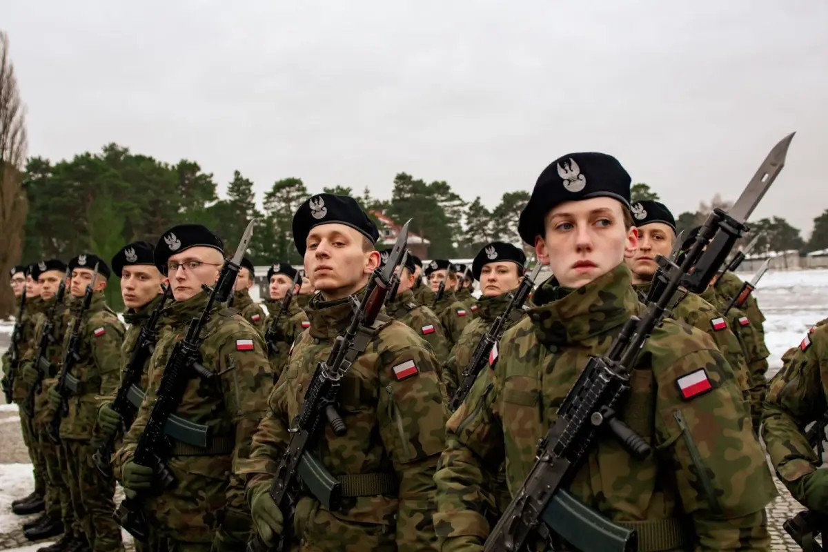 Ceremony at the 10th Armored Cavalry Brigade in Świętoszów
