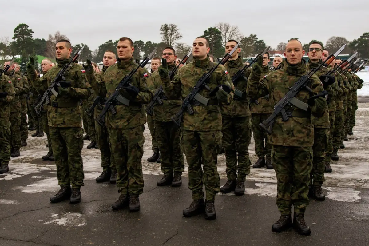 Урочистість у 10-й Бронекавалерійській бригаді в Świętoszów