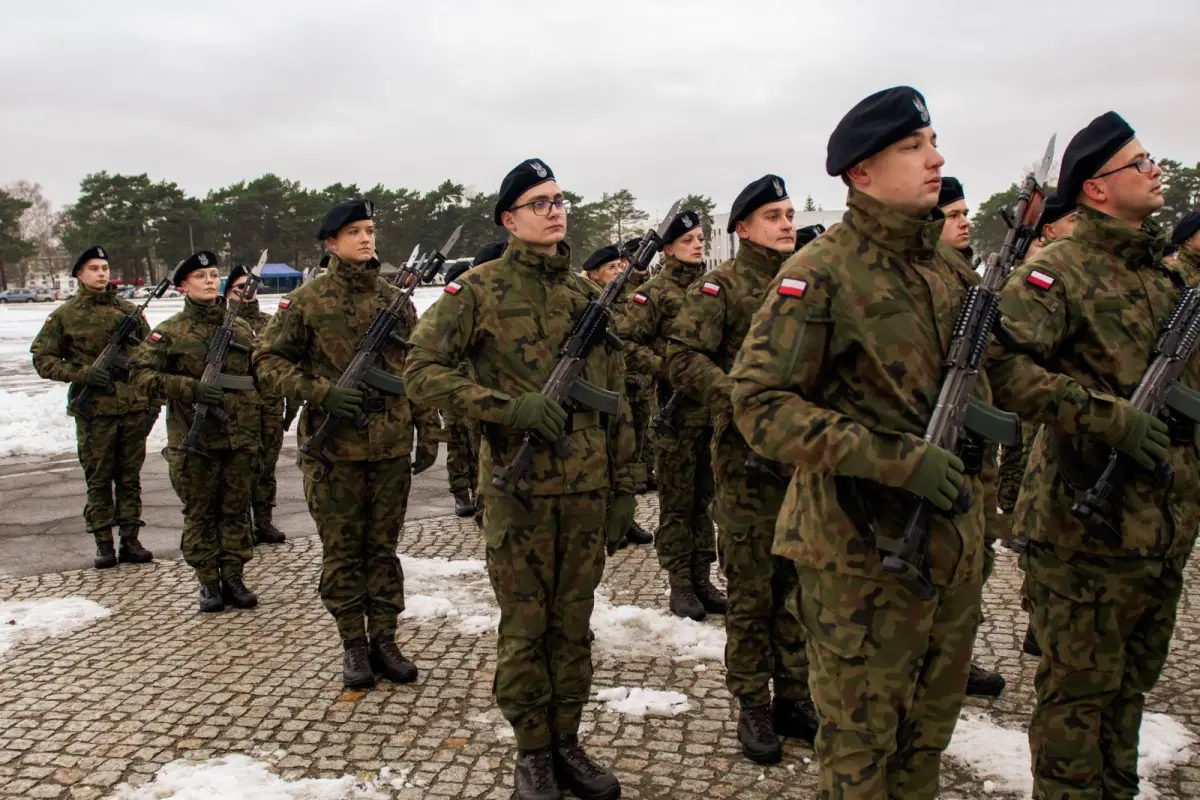 Ceremony at the 10th Armored Cavalry Brigade in Świętoszów
