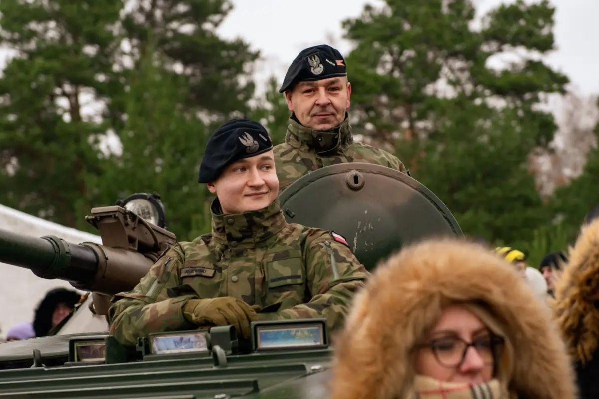 Ceremony at the 10th Armored Cavalry Brigade in Świętoszów