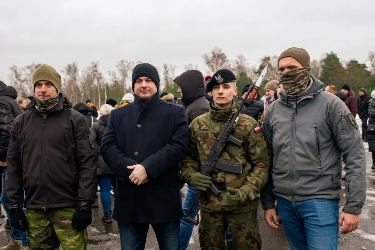 Урочистість у 10-й Бронекавалерійській бригаді в Świętoszów
