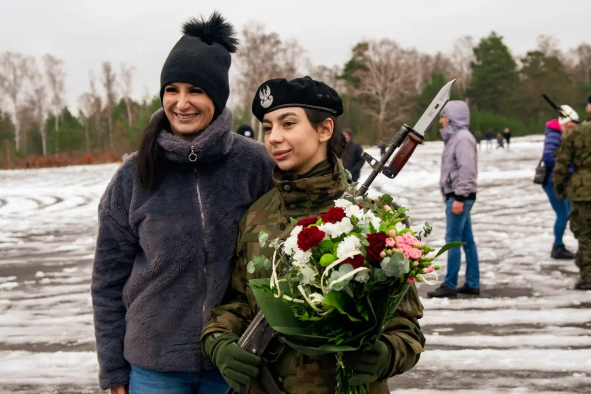 Урочистість у 10-й Бронекавалерійській бригаді в Świętoszów