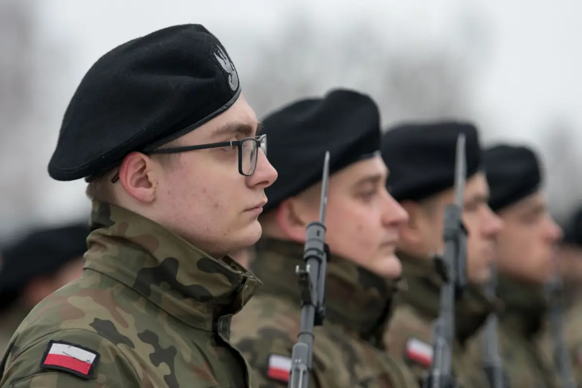 Ceremony at the 10th Armored Cavalry Brigade in Świętoszów