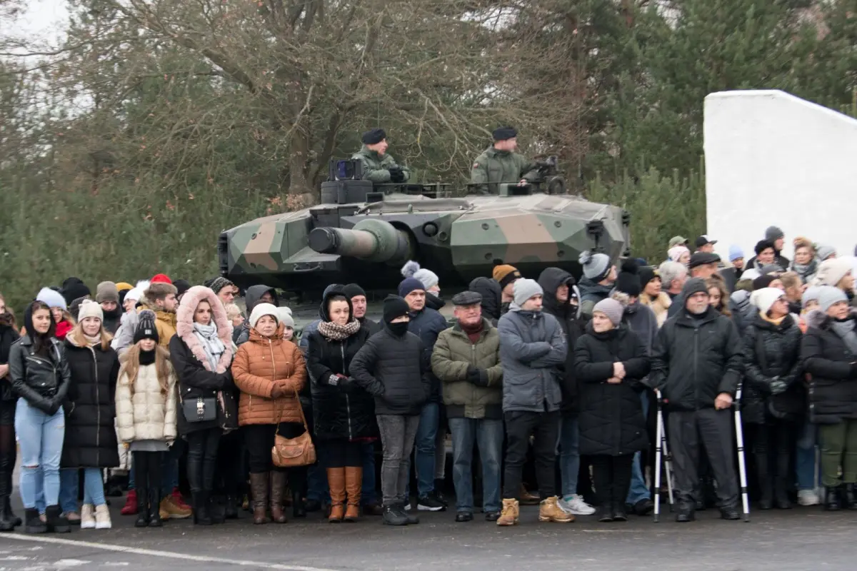 Урочистість у 10-й Бронекавалерійській бригаді в Świętoszów