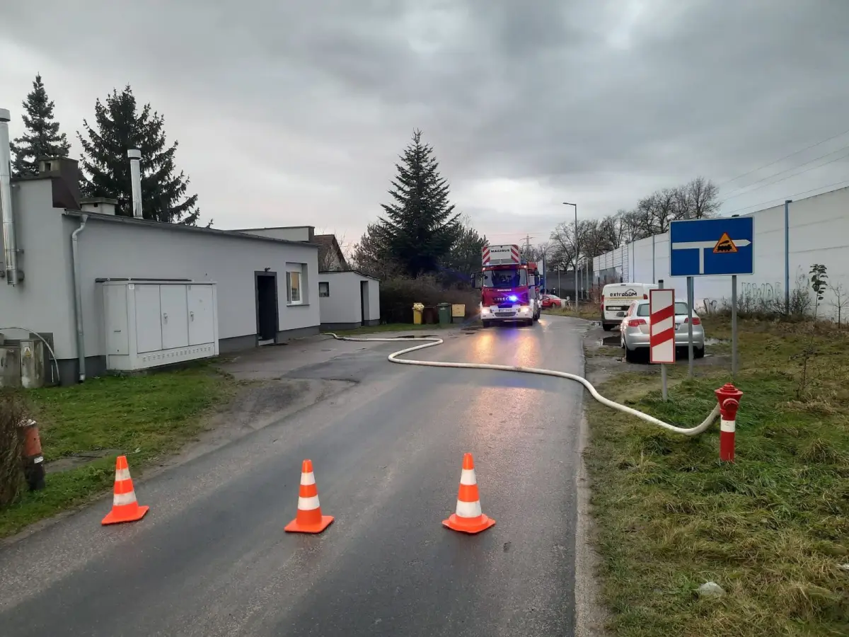 Pożar w Dobrej