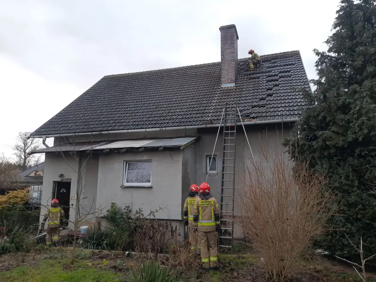 Pożar w Dobrej
