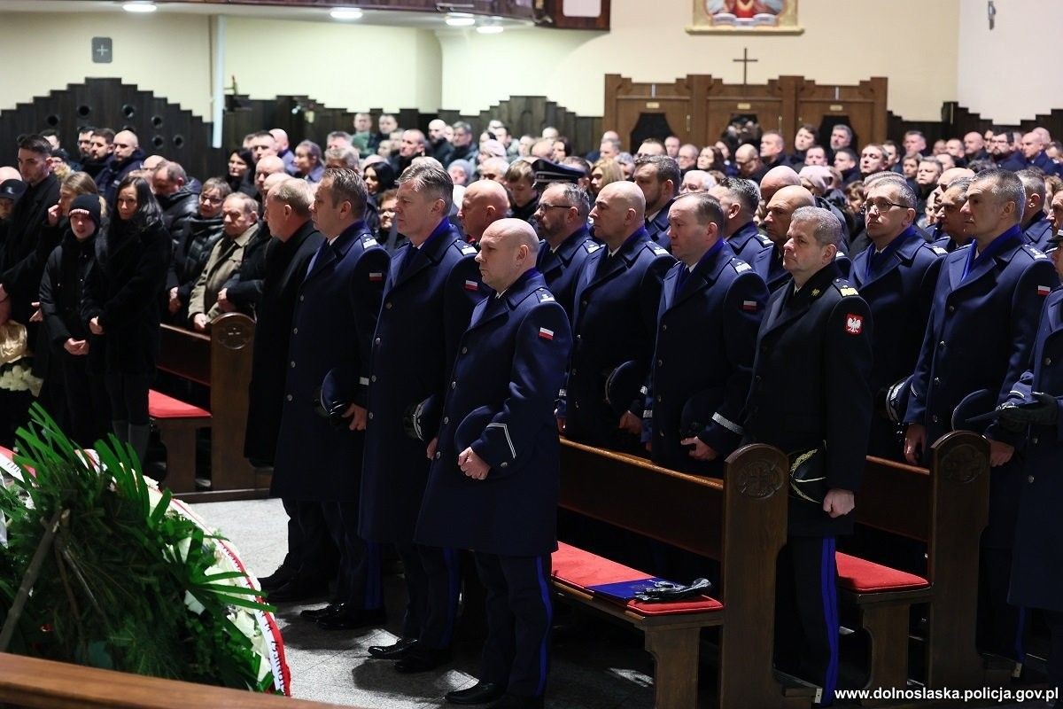 Pogrzeb dolnośląskich policjantów