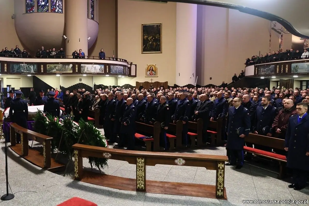 Pogrzeb dolnośląskich policjantów