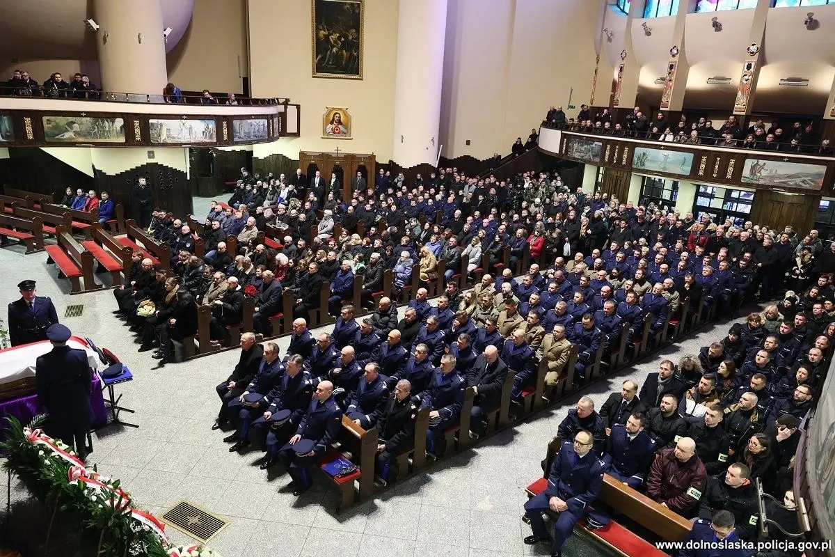 Pogrzeb dolnośląskich policjantów
