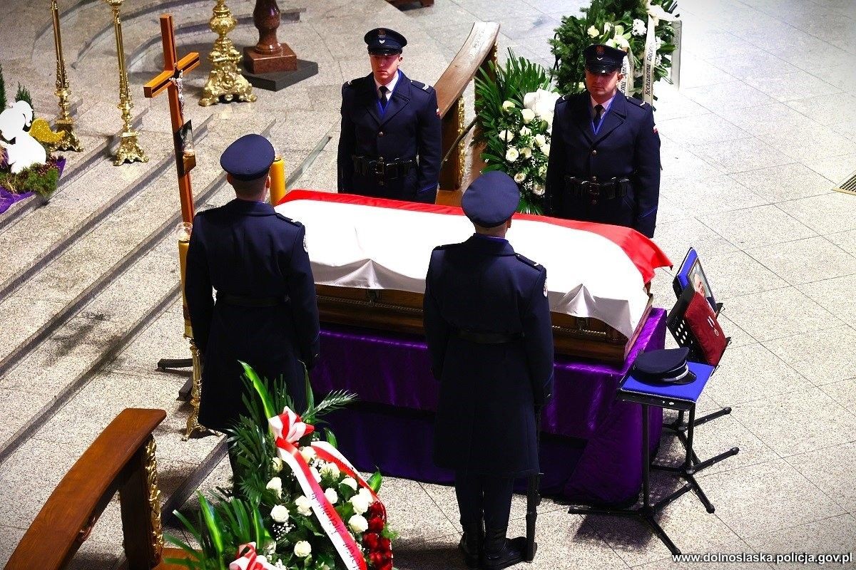 Pogrzeb dolnośląskich policjantów